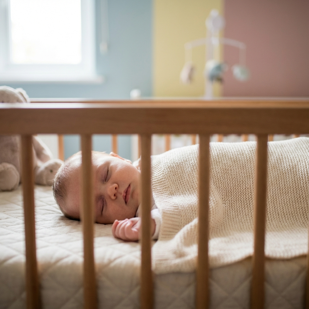 Bebê dormindo tranquilamente